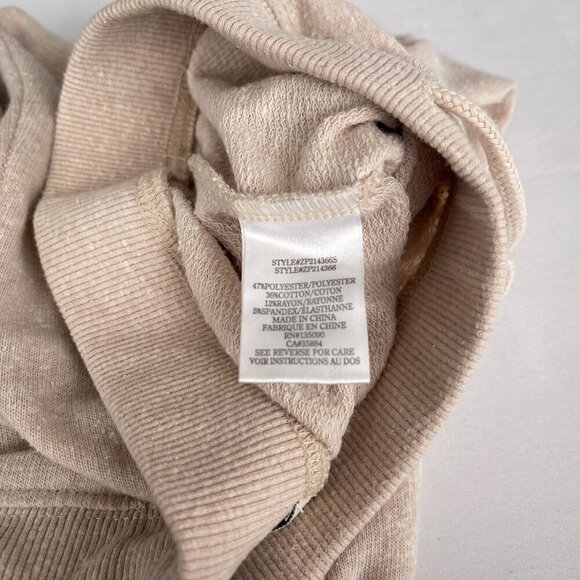 Z Supply Remi Triblend Drawstring Waist Beige Lounge Joggers Pants Women XS - Picture 10 of 15